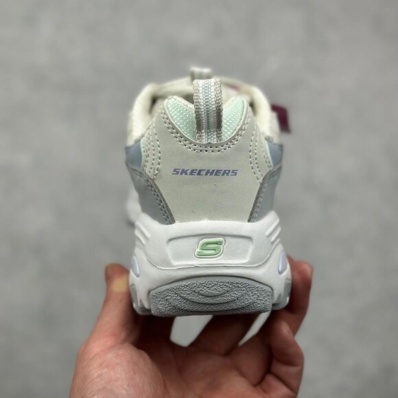 Grass Gray Skechers Dlites Retro Sports Dad Shoes main image 6